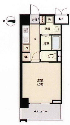 プライマル板橋本町の間取り