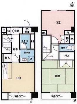エストレージュ文京千駄木の間取り