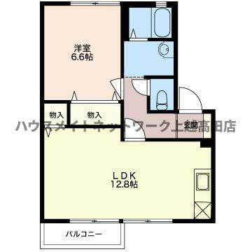 シャルマン城東Ⅱの間取り|間取図（シャルマン城東Ⅱ 102）1LDK