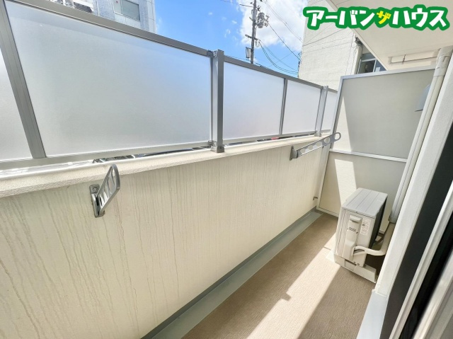 グランスクエア岡山駅西のバルコニー