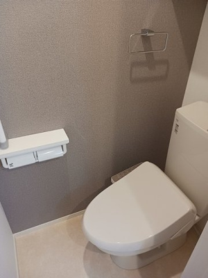 【トイレ】 | ベルメゾン六番館 | 落ち着いたトイレです