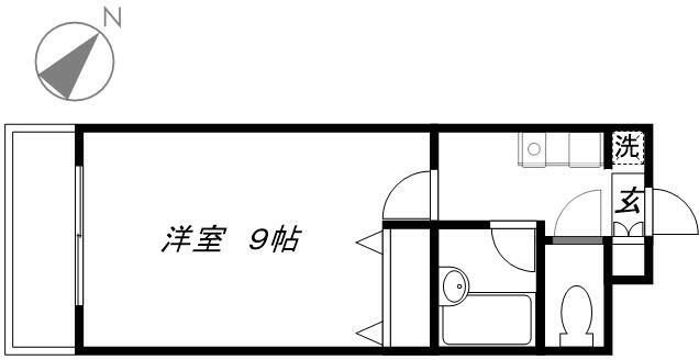 アザレア安藤の間取り