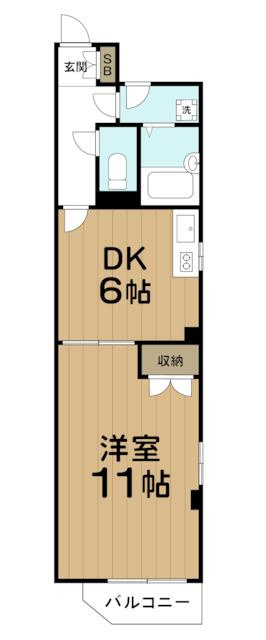 マイスタークエーレ西新宿の間取り