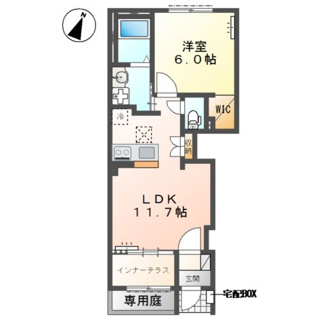 【間取り】 | （仮）千駄塚新築アパートＢ