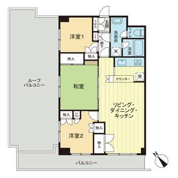 【間取り】 | ライオンズマンション西葛西第２