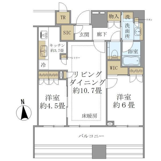 【間取り】 | 白金ザ・スカイ西棟