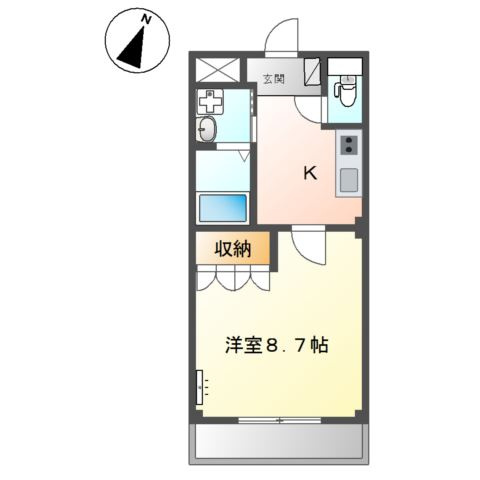 グレイスハイムの間取り