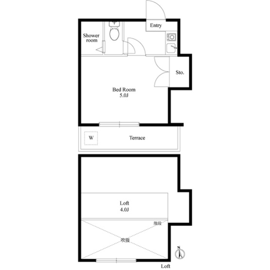 【間取り】 | Ecol Resort 茅ヶ崎B
