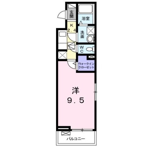 Ｋ’ｓ　シエージィ　Ｂの間取り