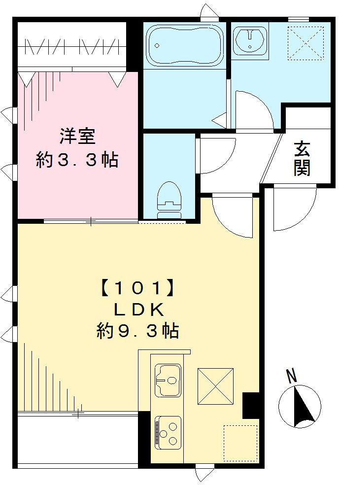 アロージョ三鷹の間取り