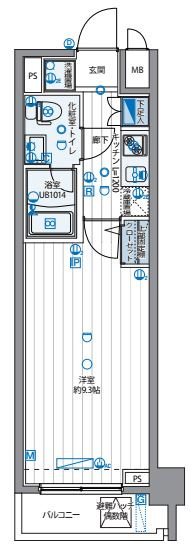 パティーナ住吉の間取り