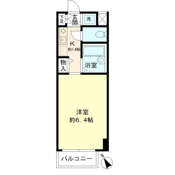 北辰ヒルズ早稲田の間取り