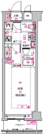【間取り】 | アルテカーサアリビエ東京イースト