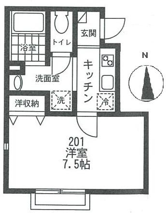 カーサフェリーチェの間取り