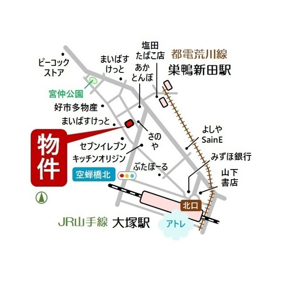 【外観】 | ビオスヴィラ大塚 | 地図