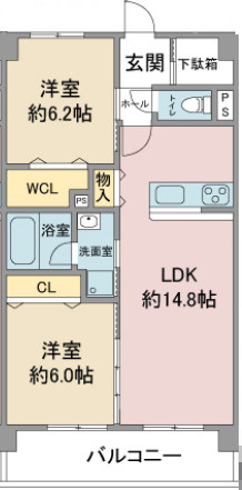 プランドール上社の間取り