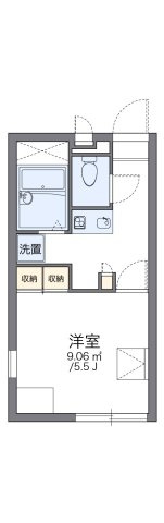 レオパレスマロニエの間取り
