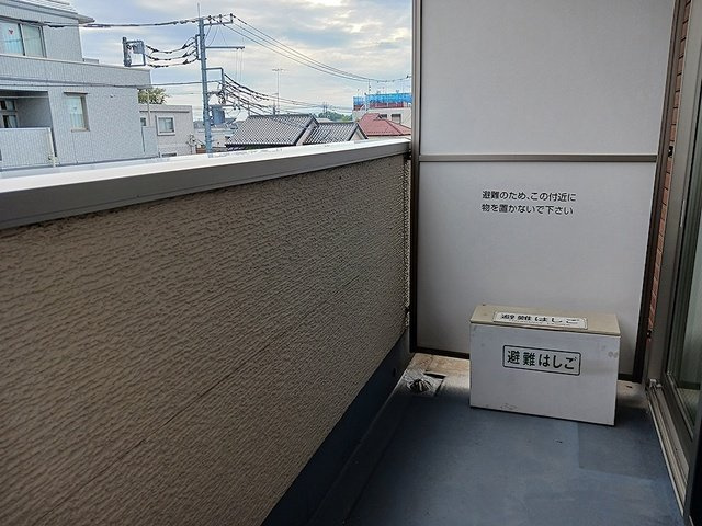 ベルメゾンのバルコニー