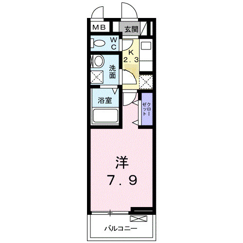 ベルメゾンの間取り