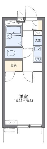 レオパレスアンドゥドゥの間取り