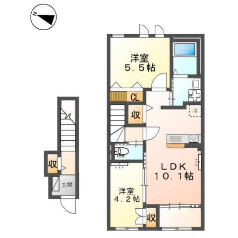 アジュールの間取り