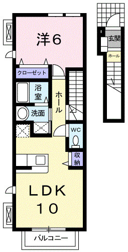 ＳＡＭＩＡ２５　Ｂの間取り