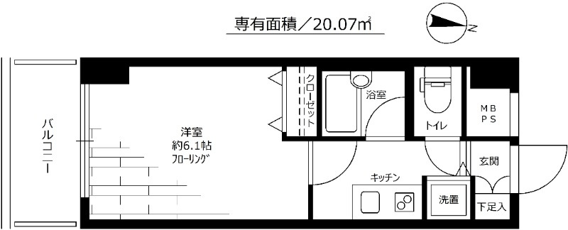 ヴェルト板橋の間取り