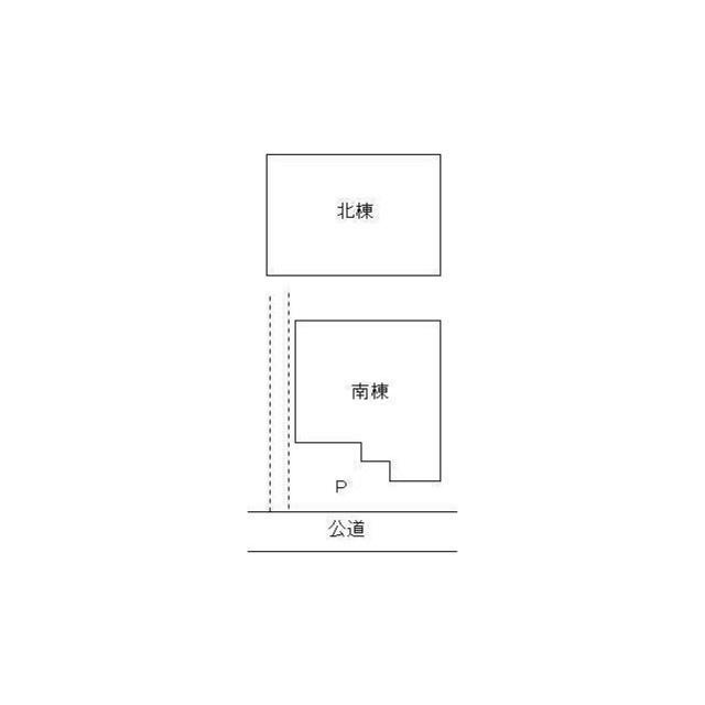 真福寺公民館前貸家のその他|配置図