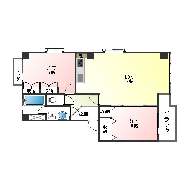 コーポソウミヤの間取り