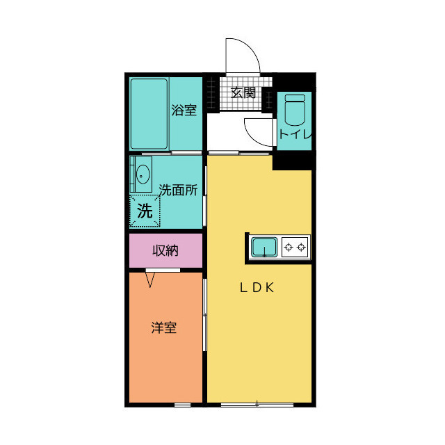 グランドゥール壱町田（１Ｆ）の間取り