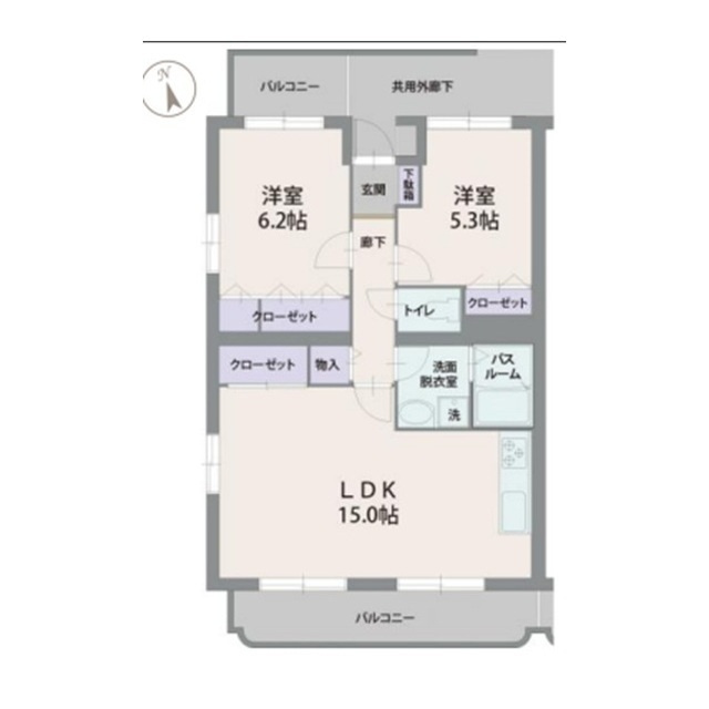シレンシオ　パティオの間取り