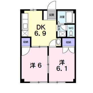 【間取り】 | 第二常磐荘