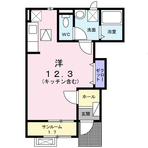 グランＭＩＫＩ手屋の間取り