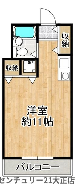 ガーデン弁天町の間取り