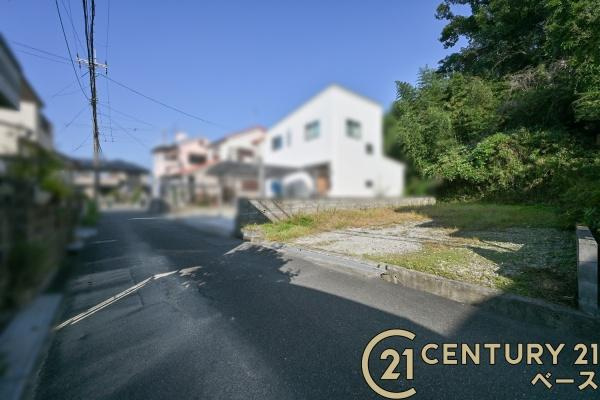 北葛城郡上牧町下牧６丁目　建築条件なし土地の前面道路含む現地写真|■現地撮影写真■