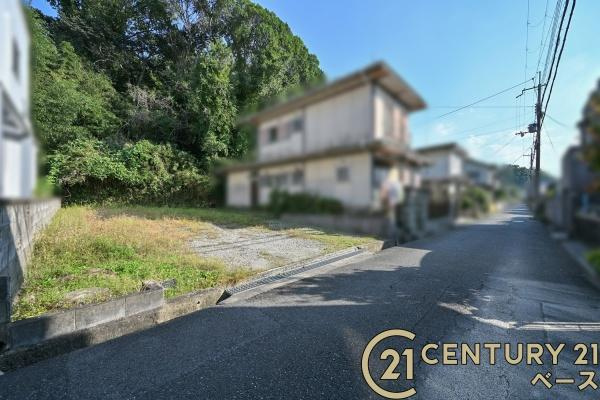 北葛城郡上牧町下牧６丁目　建築条件なし土地の前面道路含む現地写真|■現地撮影写真■