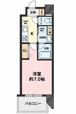 ジュール亀島の間取り
