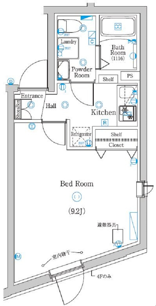 ラフィスタ品川西大井の間取り