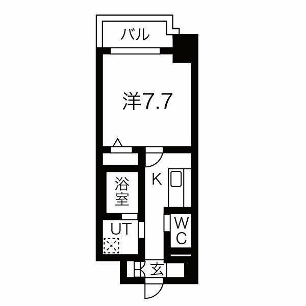 ブルームライフ八田駅前の間取り