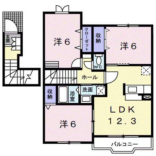 【間取り】 | ブリッサユウⅠ
