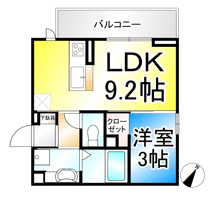 レガーロの間取り
