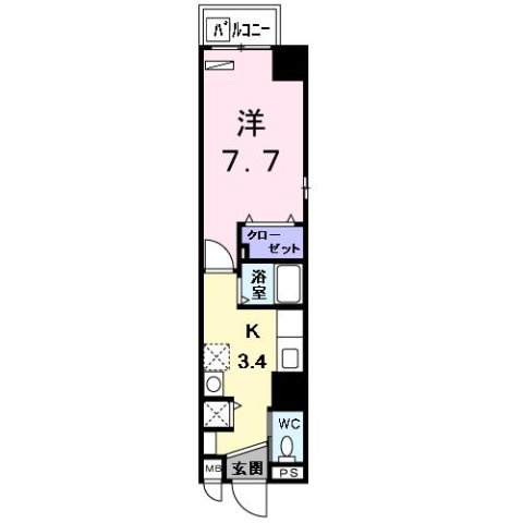 グランツ丸の内の間取り
