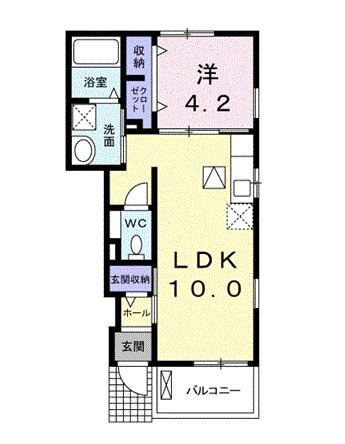 エルファロ　Ｂ棟の間取り
