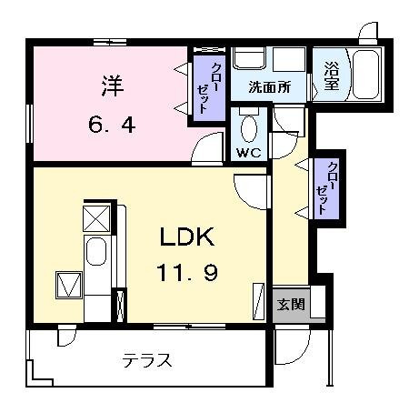 フェリチタの間取り