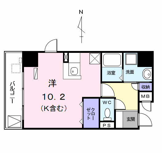 ベル　アンジュの間取り
