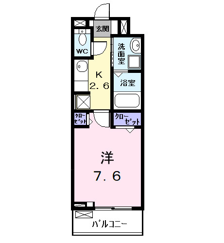 カーサ大塩の間取り