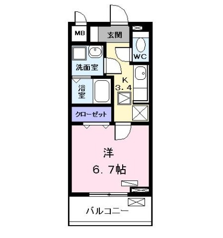 コンフォート・テラスの間取り