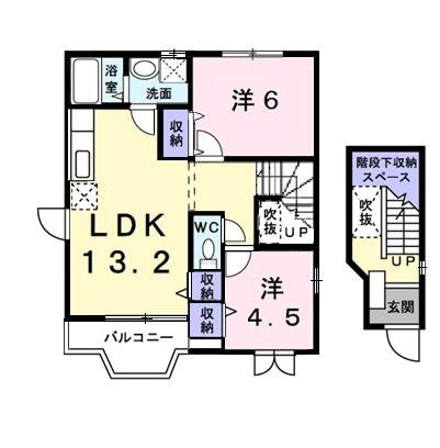 ライゼ・アルカンシエルＣの間取り