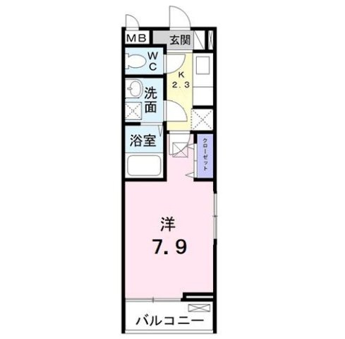 グレイスフルハイツ・Ⅰの間取り