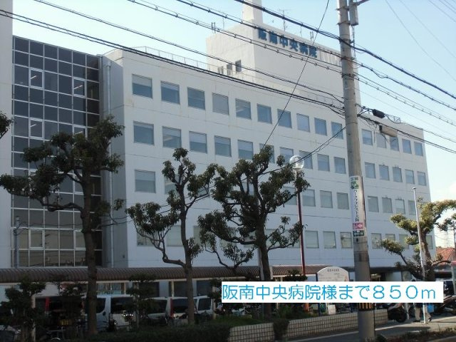 プリムロ－ズＡ棟の周辺|阪南中央病院様まで850m